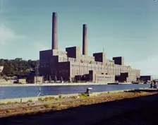 Portishead B Power Station, Portishead and North Weston, North Somerset, 10/09/1979. Creator: John Laing plc