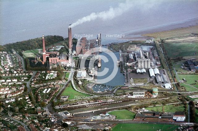Portishead Dock, North Somerset, 1970. Artist: Jim Hancock.