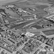 Portishead Dock and branch railway line, Portishead, North Somerset, 1972. Artist: Aerofilms