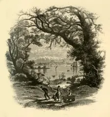 Portland, from Peak's Island 1874. Creator: John Douglas Woodward
