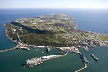 Portland Harbour and the Isle of Portland, Dorset, 2007. Artist: Historic England Staff Photographer