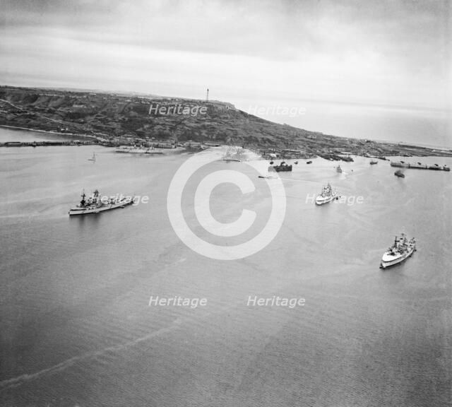 Portland Harbour, Dorset, 1946. Artist: Aerofilms.