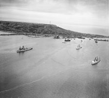 Portland Harbour, Dorset, 1946. Artist: Aerofilms