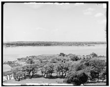 Portland harbor from Cushing's Island, c1905. Creator: Unknown