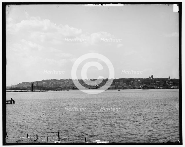 Portland, Me., from South Portland, c1905. Creator: Unknown.