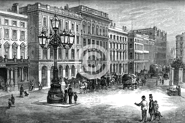 Portland Street, Manchester, c1880.Artist: Butterworth and Heath