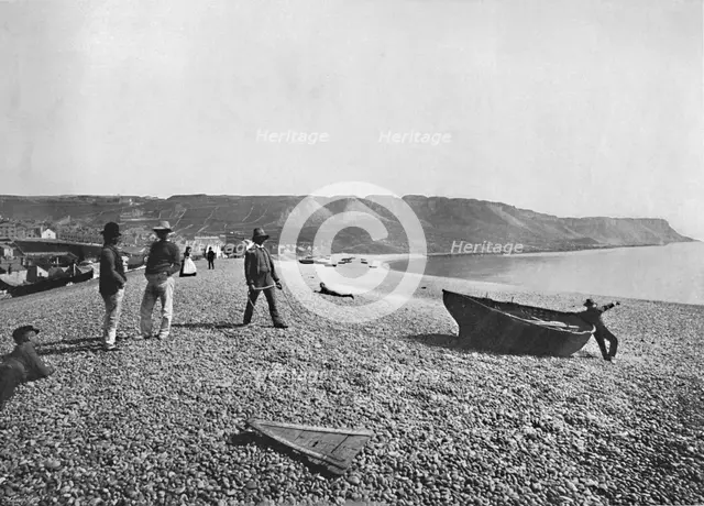 Portland - The Chesil Beach', 1895. Artist: Unknown.