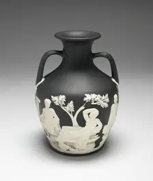 Portland Vase, Burslem, 1790/96. Creator: Wedgwood
