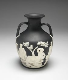 Portland Vase, Burslem, 1790/96. Creator: Wedgwood