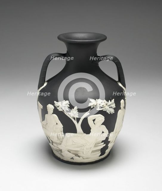 Portland Vase, Burslem, 1790/96. Creator: Wedgwood.