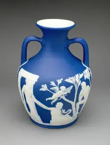 Portland Vase, Burslem, 1860/80. Creator: Wedgwood