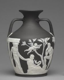 Portland Vase, c.1790. Creator: Josiah Wedgwood (British, 1730-1795)