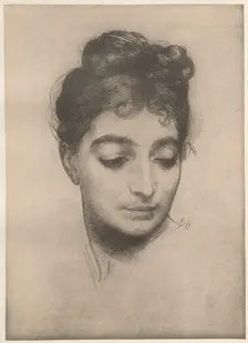 Portrait, 1899. Creator: Félix Bracquemond (French, 1833-1914); Imprimerie Champenois