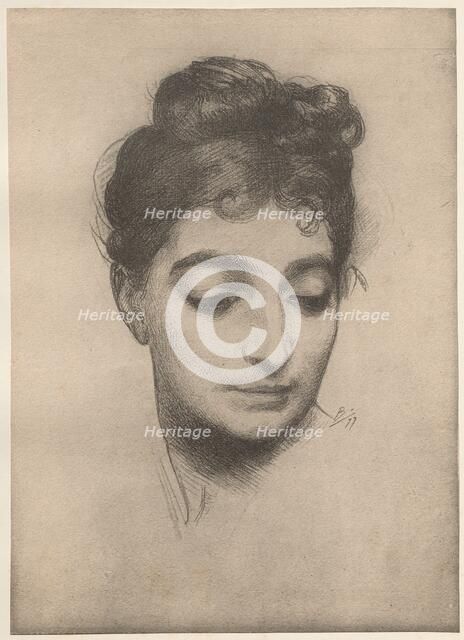 Portrait, 1899. Creator: Félix Bracquemond (French, 1833-1914); Imprimerie Champenois.