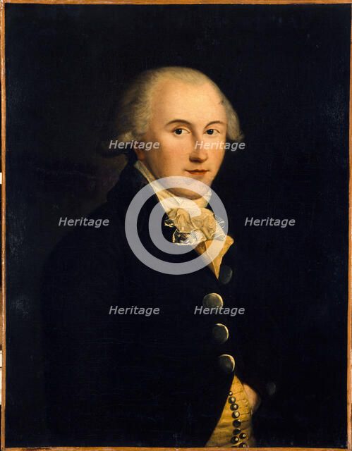 Portrait considered to be Augustin de Robespierre, known as Robespierre le Jeune (1763-1794), c1790. Creator: Unknown.