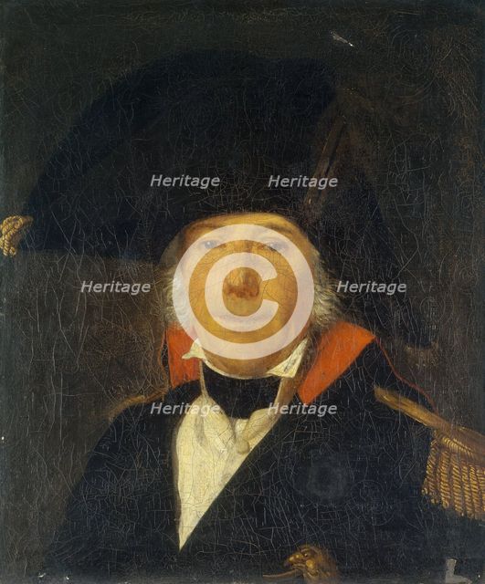 Portrait considered to be Buirette de Verrière, in uniform of a commander of the..., c1789-1793. Creator: Unknown.