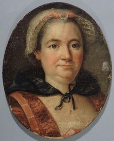 Portrait considered to be Mme de Graffigny, born Françoise d'Issembourg d'Happoncourt..., c1695-1758 Creator: Unknown