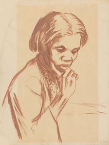 Portrait, ca.1935 - 1943. Creator: Blanche Grambs