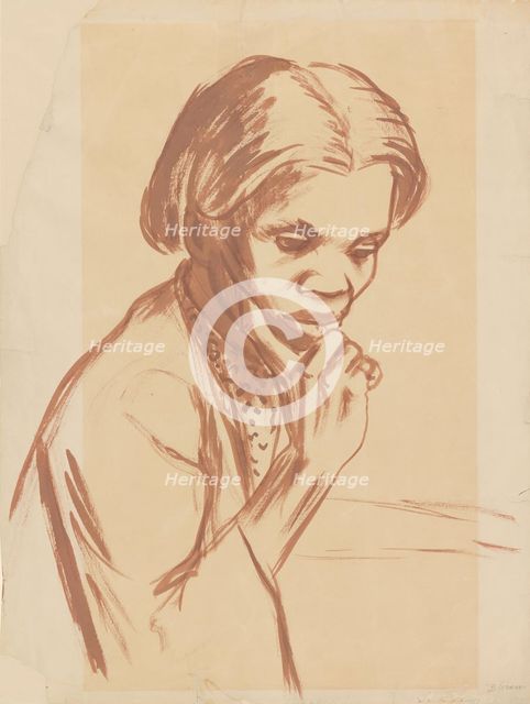 Portrait, ca.1935 - 1943. Creator: Blanche Grambs.