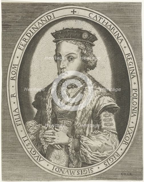 Portrait Catherine Jagiellon (1526-1583), ca 1550-1565.