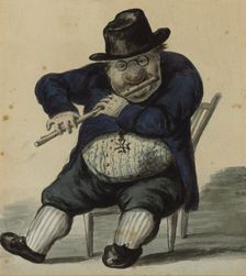 Portrait Caricature of the architect Giacomo Quarenghi (1744-1817), 1811