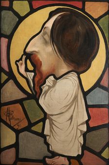 Portrait-charge de François Forichon, 1890. Creator: Albert Guillaume