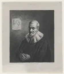 Portrait, after David Teniers the Younger, 1803. Creator: Jean-Jacques de Boissieu