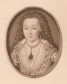 Portrait - Arabella Stewart c16th century, (1904). Artist: Isaac Oliver I