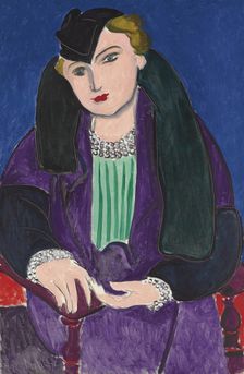 Portrait au manteau bleu, 1935. Creator: Matisse, Henri (1869-1954)