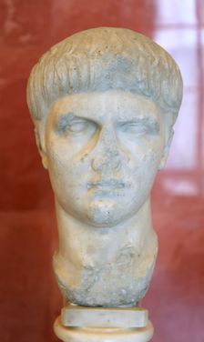 Portrait bust of the Roman Emperor Nero as a youth, mid 1st century