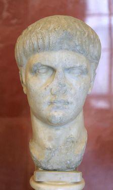 Portrait bust of the Roman Emperor Nero as a youth, mid 1st century
