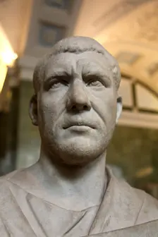 Portrait bust of the Roman Emperor Philip the Arab, c mid 3rd century