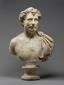 Portrait Bust of a Man, A.D. 140-160. Creator: Unknown