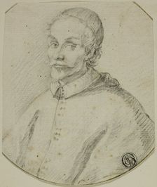 Portrait Bust of a Cardinal, n.d. Creator: Unknown
