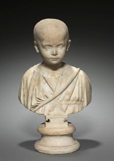 Portrait Bust of a Girl, c. 250-275. Creator: Unknown