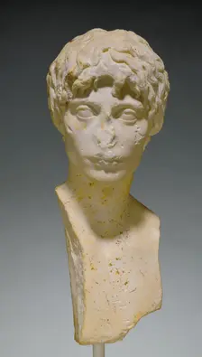 Portrait Bust of a Roman Adolescent, A.D. 170-190. Creator: Unknown