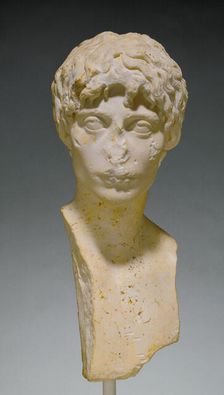 Portrait Bust of a Roman Adolescent, A.D. 170-190. Creator: Unknown