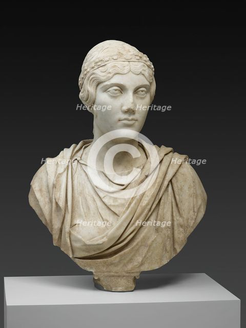 Portrait Bust of a Woman, Mid-2nd century. Creator: Unknown.