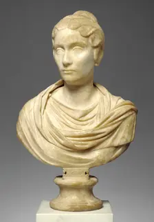Portrait Bust of a Woman, A.D. 150-160. Creator: Unknown