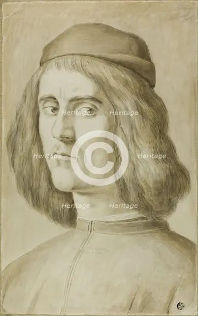 Portrait Bust of a Young Man, after 1829. Creator: Unknown.