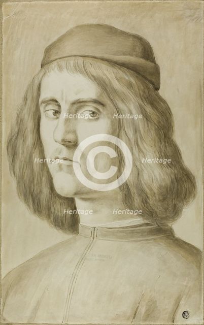 Portrait Bust of a Young Man, after 1829. Creator: Unknown.