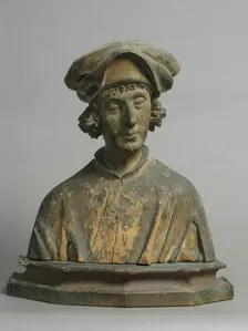 Portrait Bust of a Young Man, German, 16th century. Creator: Unknown