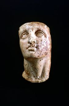 Portrait bust of a young Alexander the Great, 4th century BC. Artist: Anon