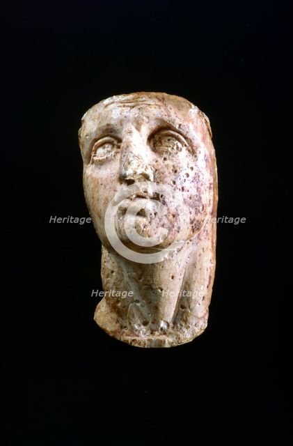 Portrait bust of a young Alexander the Great, 4th century BC.  Artist: Anon