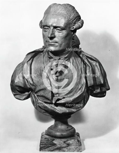 Portrait Bust of an Unknown Man, 1775/85. Creator: Unknown.