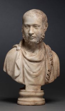 Portrait Bust of an Aristocratic Man, 280-290. Creator: Unknown