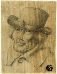 Portrait Bust of an Old Man Wearing Hat and Overcoat, n.d. Creator: Jean-Jacques de Boissieu