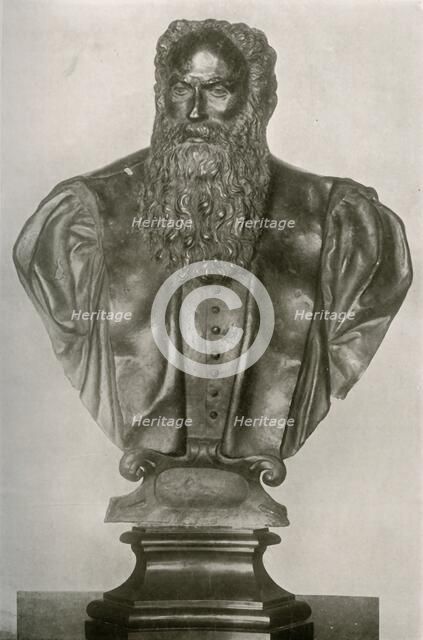 'Portrait Bust of Aretino in Collection of Mr PAB Widener, Philadelphia', 1908. Creator: Unknown.