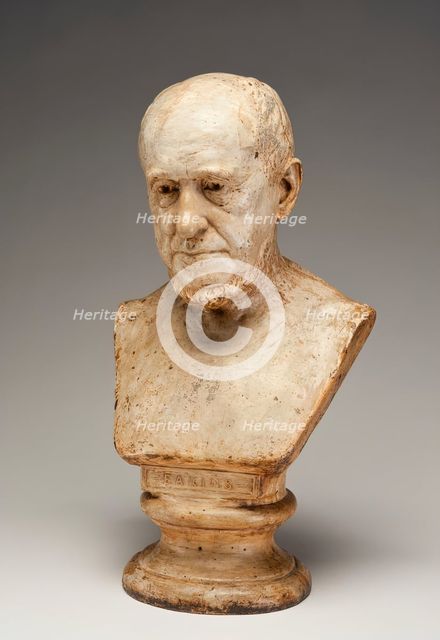Portrait Bust of Benjamin Eakins, 1894. Creators: Thomas Eakins, Samuel Murray.