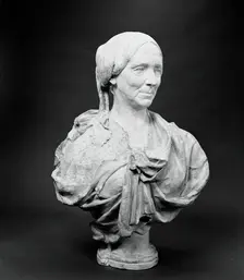 Portrait Bust of Comtesse d'Affry, née Lucie de Maillardoz (1816-1897), 1860/70. Creator: Jean-Baptiste Carpeaux
